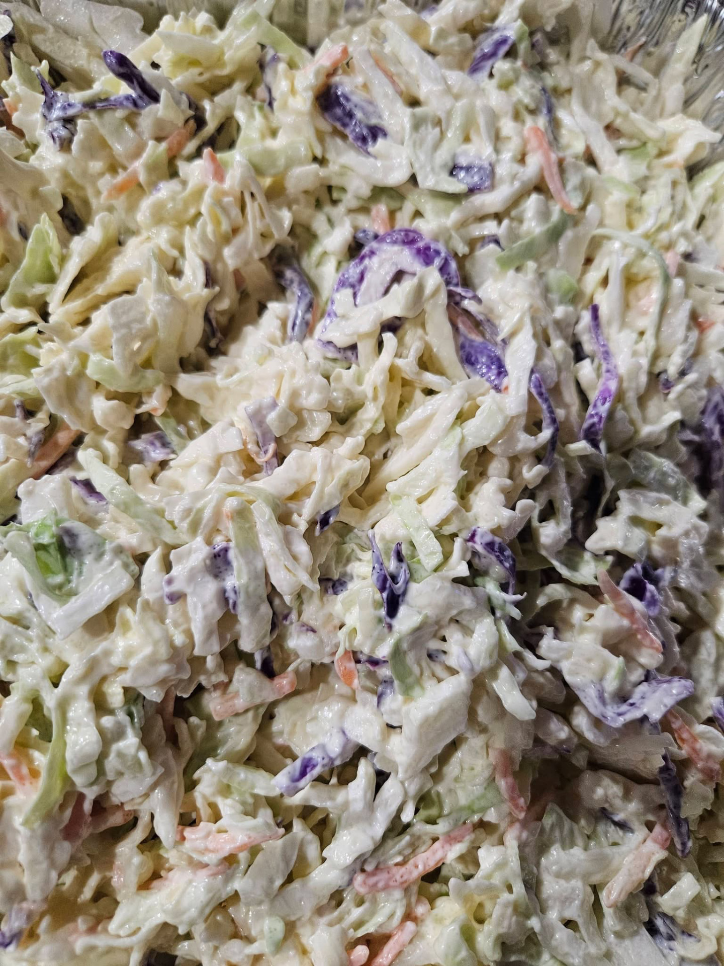 Homemade coleslaw