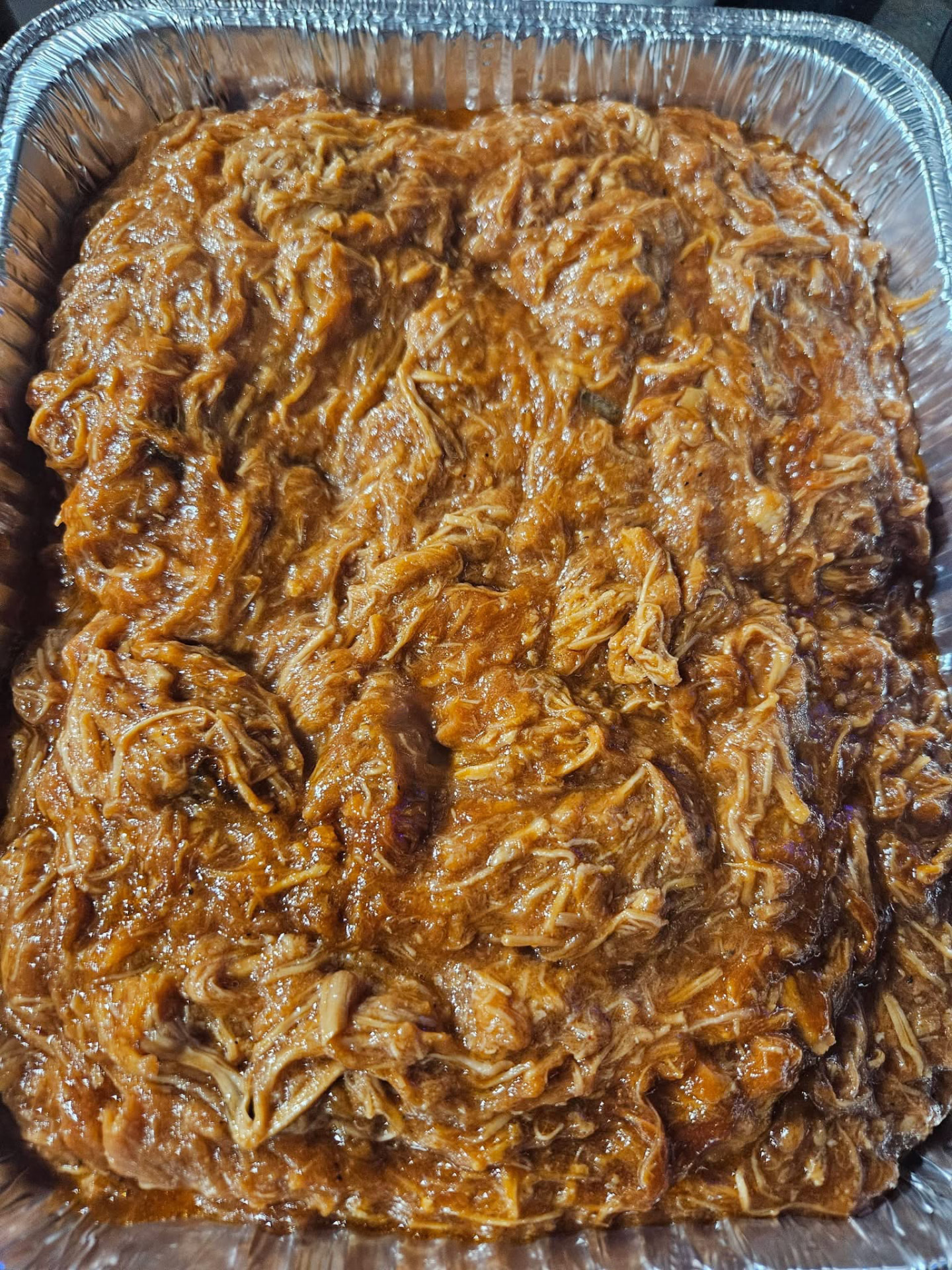 BBQ pork straight off the line